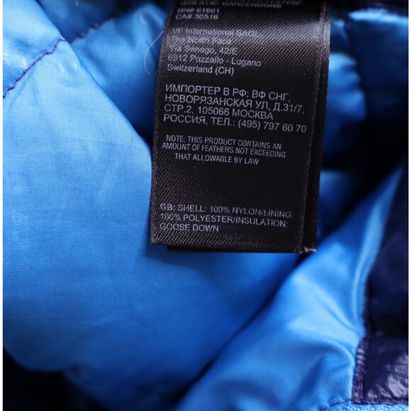 THE NORTH FACE Summit Series Super Diez Jacket Navy Puffer 800 Fill Women's S - Picture 8 of 9